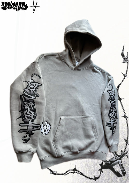 HEDENS Grey Hoodie - oversize fit