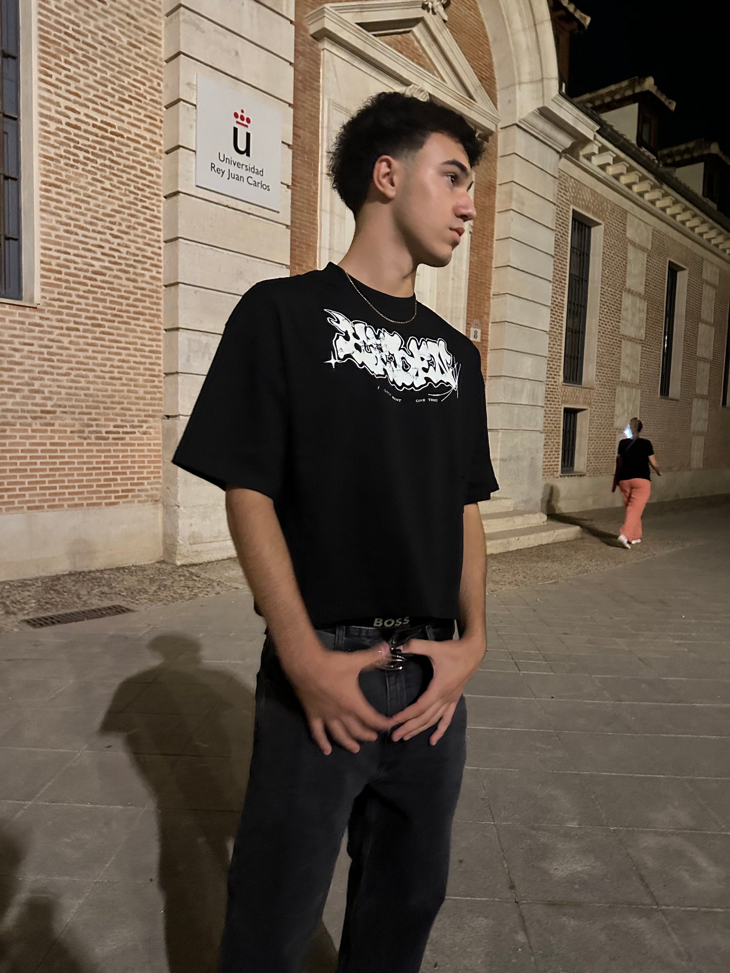 HEDENS Black Shirt -boxy fit