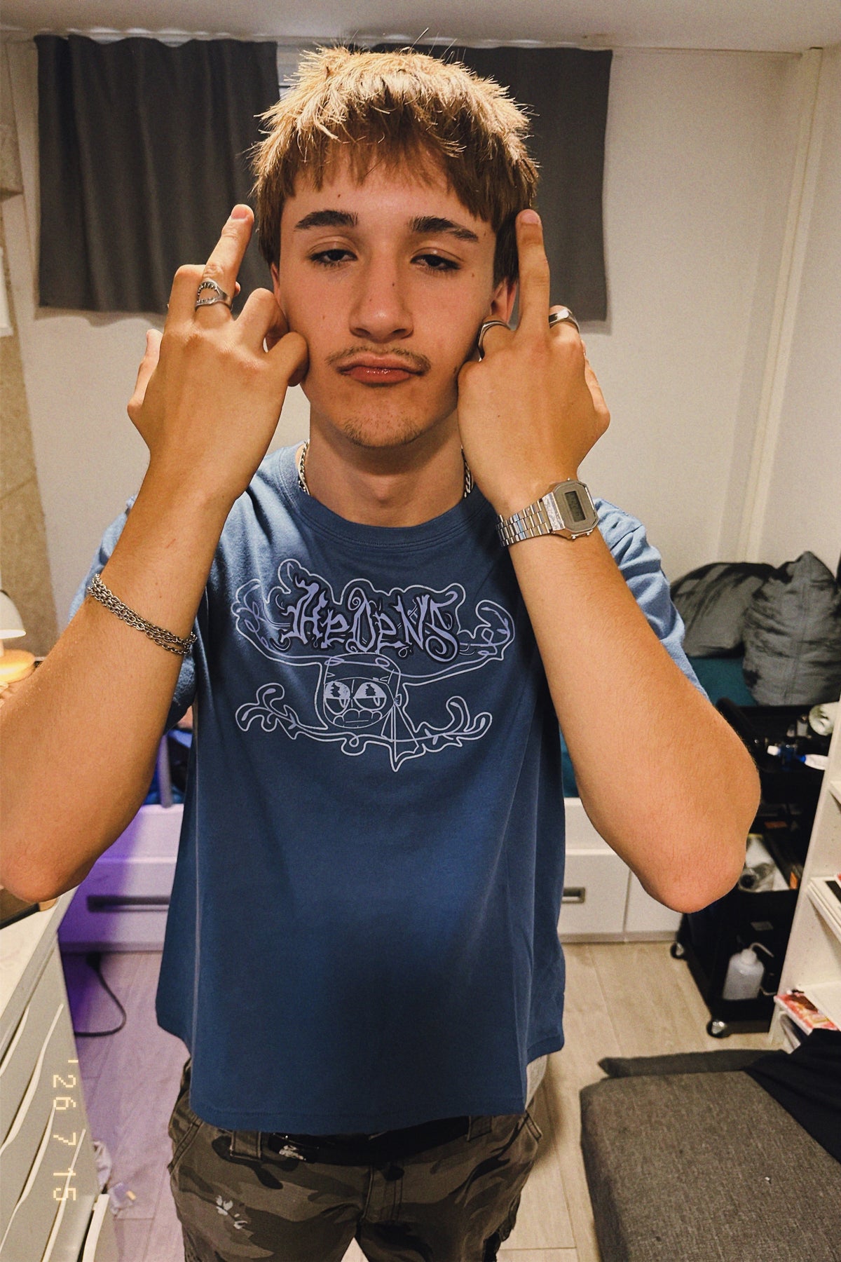 HEDENS Sache Shirt Blue- Normal fit