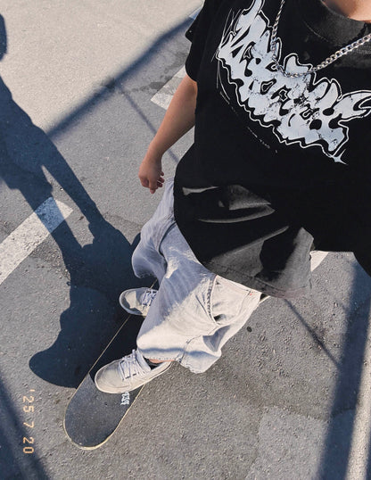 HEDENS Black Shirt -boxy fit