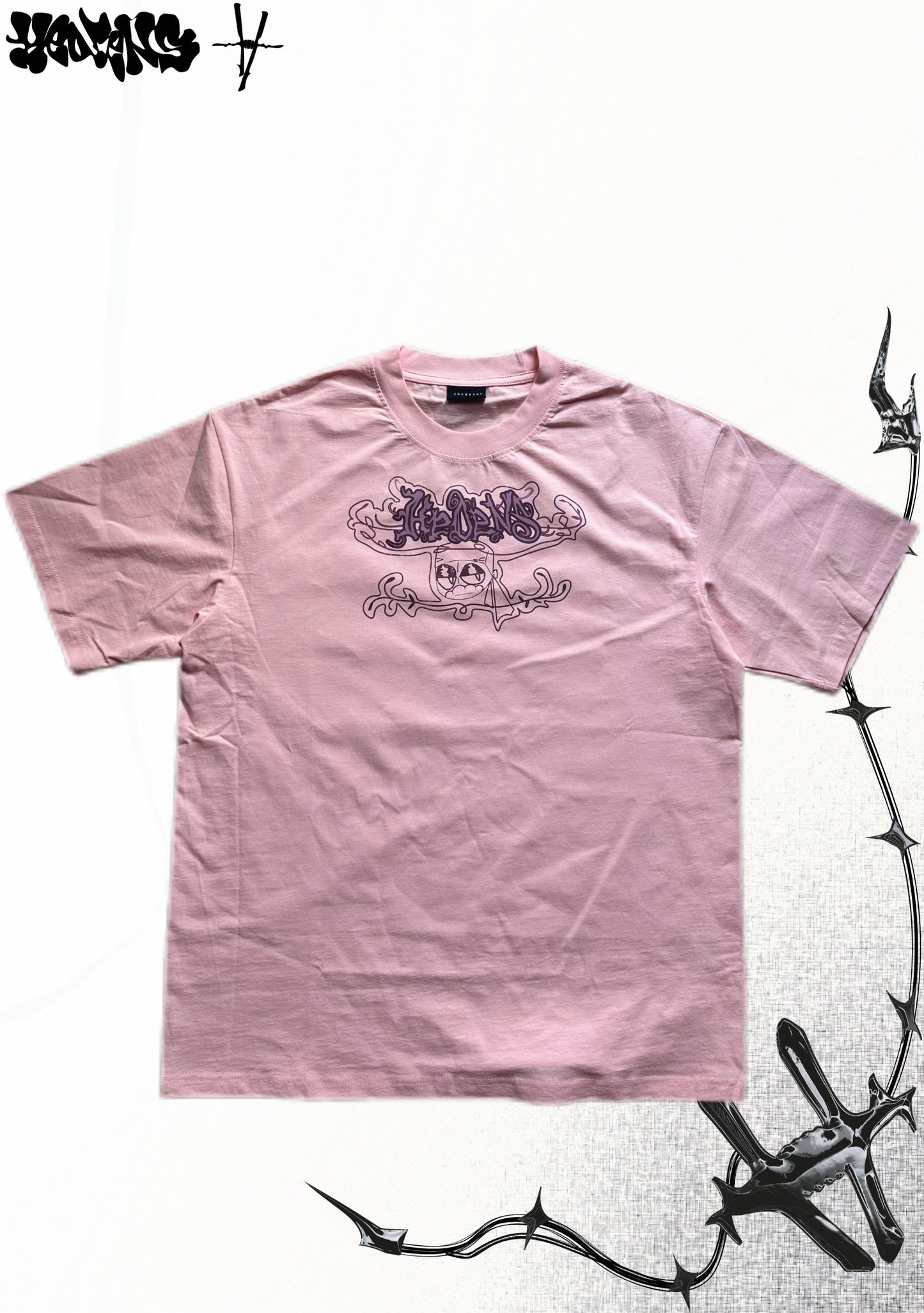 HEDENS Sache Shirt Pink- Oversize fit