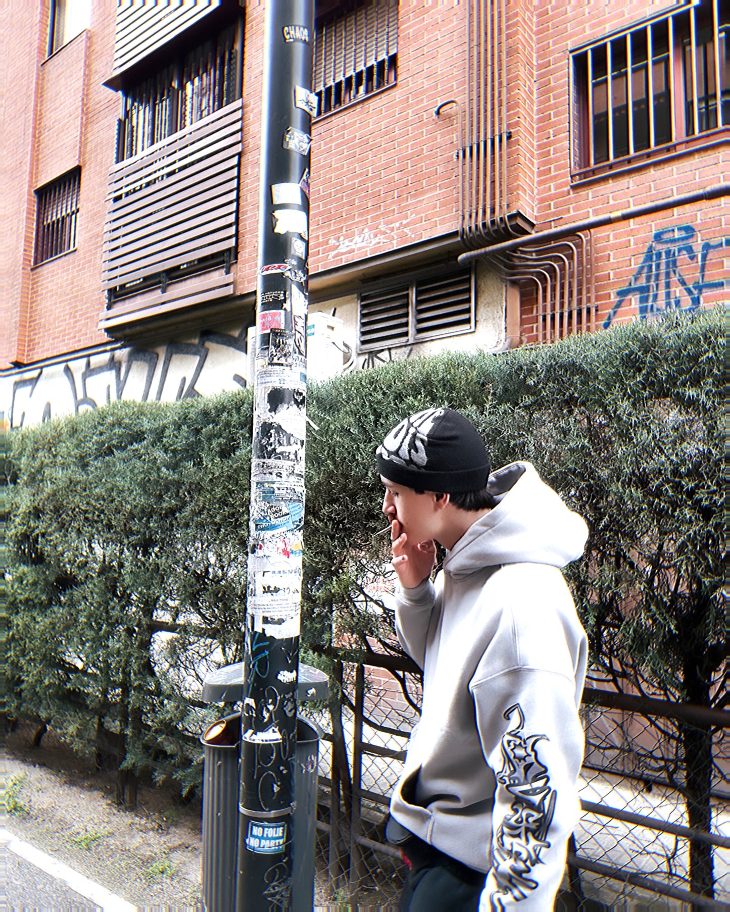 HEDENS Grey Hoodie - oversize fit