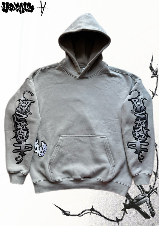 HEDENS Grey Hoodie - oversize fit