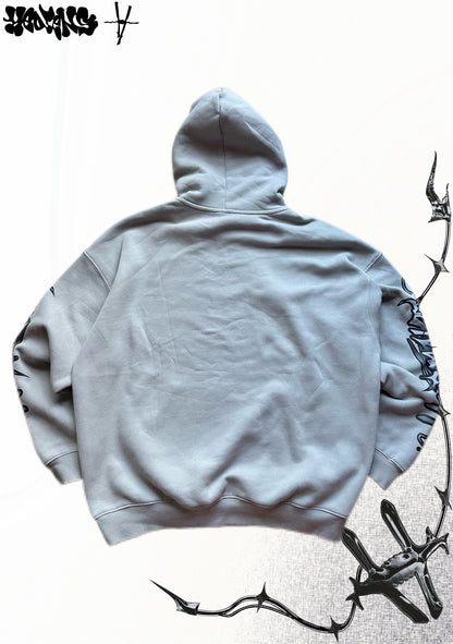 HEDENS Grey Hoodie - oversize fit