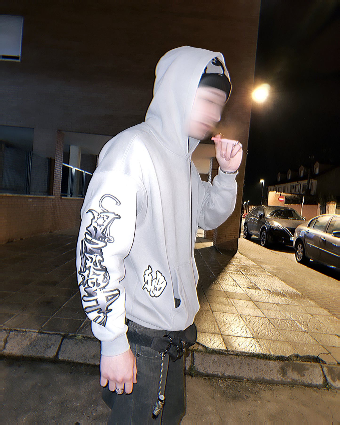 HEDENS Grey Hoodie - oversize fit